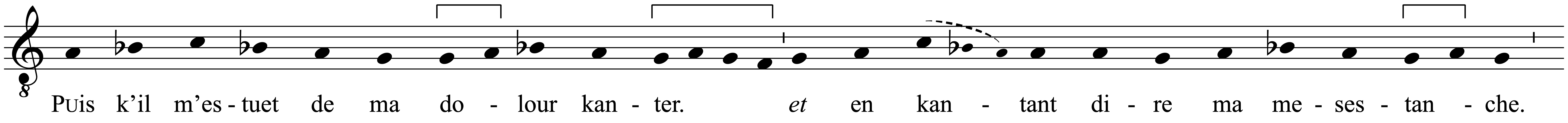 Work musical notation